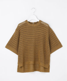 自由区 【カトリエムブーケ】Tricot en cupro バックジッププルオーバー