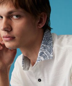 JOSEPH ABBOUD 【リネン素材/吸水速乾/日本素材】リネンハニカム ダディ ポロシャツ