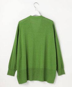 自由区 ドライシアーファインゲージ カーディガン