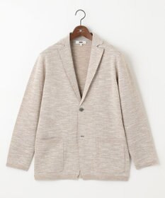 JOSEPH ABBOUD 【清涼感/軽い/洗える】 スラブギマニットジャケット