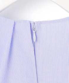 ICB L 【洗える】クリーンブロード ラッフルデザインブラウス