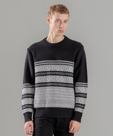 JOSEPH HOMME レボソジャガード 　クルーネックニット