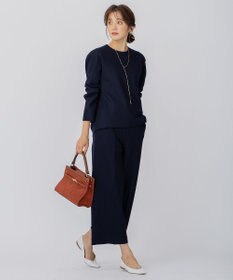 23区 【CLASSY.1月号掲載】ウール圧縮スムース クルーネック トップス