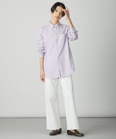 J.PRESS LADIES 【洗える】BASIC STRETCH DENIM ワイド ストレート デニム