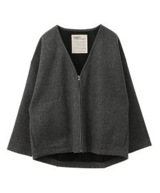 CRAFT STANDARD BOUTIQUE 圧縮ウール風ZIP付きジャケット