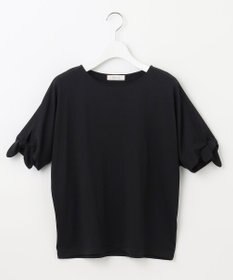 Feroux 【UVケア】リボンスリーブドルマン Tシャツ