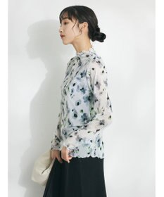 CRAFT STANDARD BOUTIQUE プリント柄スタンドネックプルオーバー