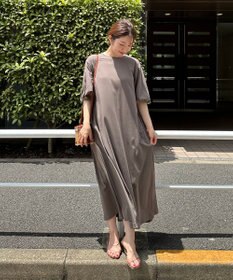 UNFILO 【吸水速乾/マシンウォッシャブル】CVC天竺 ワンピース