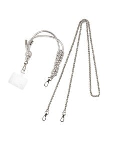 UNBILLION ペルケ perche / ドット刺繍ジャバラチャームウォレットショルダー