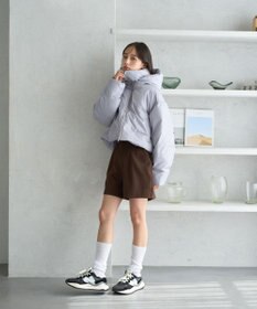 earth music&ecology 2wayパファー ショートブルゾン