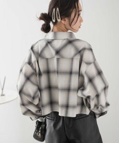 WEGO オンブレチェックショートシャツ