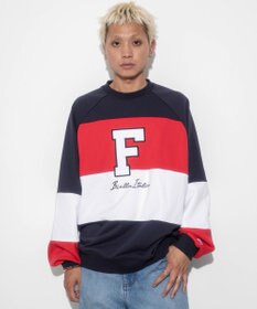 WEGO 【ユニセックス着用ITEM】別注FILAパネル切替プルオーバー