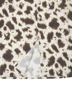 CRAFT STANDARD BOUTIQUE ヒョウ柄プリントIラインスカート