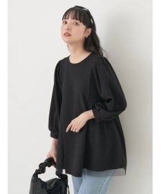 earth music&ecology チュールドッキングチュニック