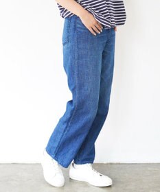 caqu FS linen ankle boy`s アンクル丈 ゆったりボーイフィットリネンデニム