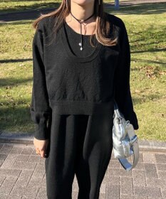 Green Parks ２ＷＡＹ　ショート丈ニットプルオーバー