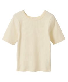 AMERICAN HOLIC リブ　５分袖トップス