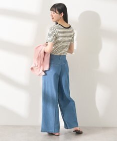 AMERICAN HOLIC リブ　５分袖トップス