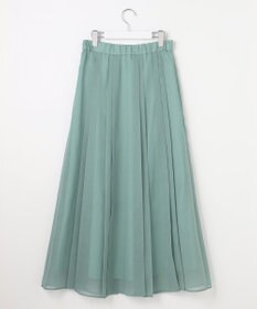 自由区 オーガンジープリーツ スカート