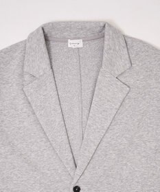 WEGO 【ユニセックス着用ITEM/MLサイズ展開】ボンディングスウェットテーラードジャケット