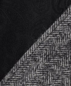 JOSEPH ABBOUD 【軽量/JAPANファブリック】アルパカヘリンボン ステンカラー コート