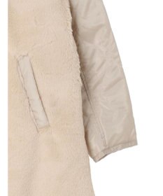 earth music&ecology ファー＆キルティングリバーシブルコート