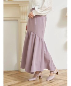 earth music&ecology ギャザー切替マーメイドスカート