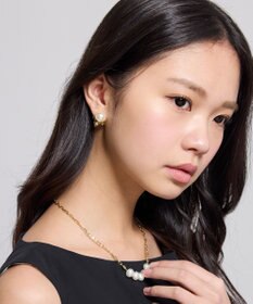 TOCCA LINE PEARL NECKLACE 淡水パールネックレス