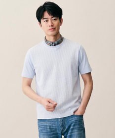 JOSEPH ABBOUD 【オーガニックコットン使用・日本製・26SS新色】JOEコットンサッカークルーネック Tシャツ