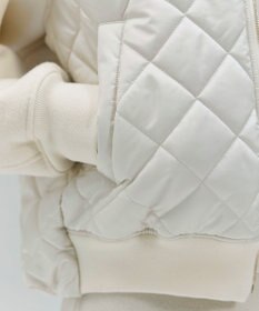 BEIGE， 【GISELe 10月号掲載】DOVER / 異素材ウールキルティングブルゾン