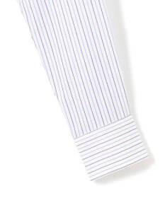 J.PRESS MEN 【PREMIUM PLEATS / 形態安定】スーピマコットンパナマストライプ ドレスシャツ / B.D.