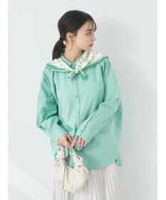 earth music&ecology ポプリンボックスシャツ