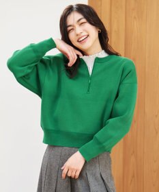 ANY ミラノリブジップニット