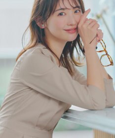 Tiaclasse 【おのののかさん着用】半袖&長袖選べる袖丈・タックフレアワンピース