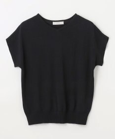 ANY L ハーフスリーブニット