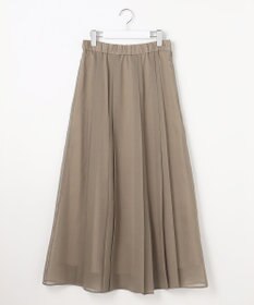 自由区 オーガンジープリーツ スカート