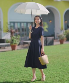 Tiaclasse 【おのののかさん着用】半袖&長袖選べる袖丈・タックフレアワンピース