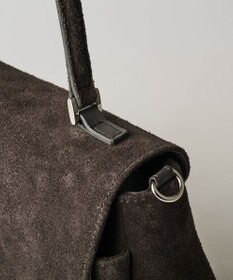 russet スエードフラップミニトートバッグ(CE-1722-WEB)