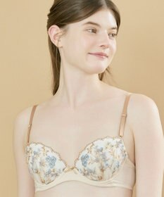 une nana cool ボタニカル柄のレースが華やか　Botanic Garden　3/4カップブラ