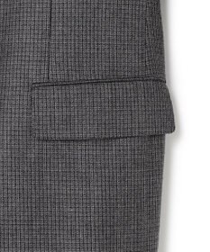 J.PRESS MEN 【定番 / セットアップ対応】マナードシルクホームスパン ガンクラブチェック ジャケット