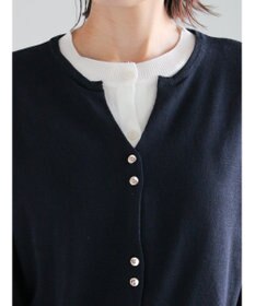 Te chichi 配色レイヤードカーディガン