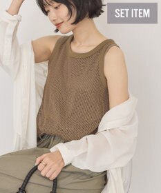 AMERICAN HOLIC 【２点セット】メッシュレイヤードタンクトップ
