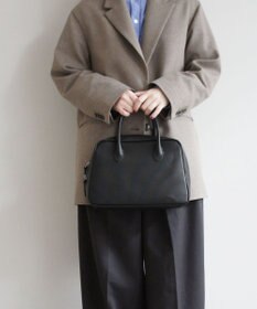 TIDEWAY MOSS グリッド ボストンバッグ M