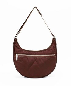 LeSportsac QUILT MD HOBO/チョコレートブラウンキルト
