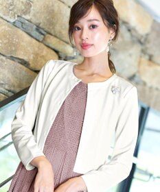 Tiaclasse L 【洗える】前開きポンチボレロ