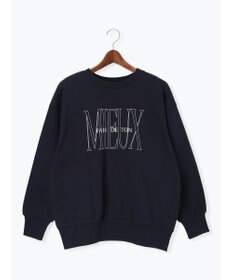 Te chichi 裏毛ロゴプリントスウェット