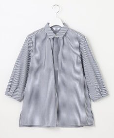 J.PRESS LADIES L 【WEB限定カラーあり・洗える・接触冷感・UVカット・イージーケア】 エステネージュストライプ ブラウス