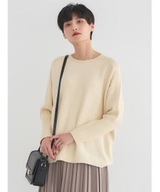 AMERICAN HOLIC バイパチ袖リブラグランニットプルオーバー