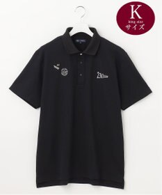 23区GOLF 【キングサイズ】ハニカムカノコ 半袖ポロシャツ