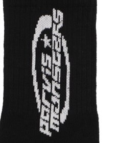 WEGO オーバルロゴデザインソックス